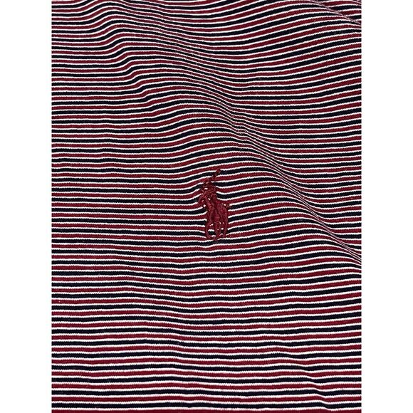 Polo Golf Ralph Lauren Striped Cotton Polo Shirt Mens XL Pony Logo - Picture 5 of 8